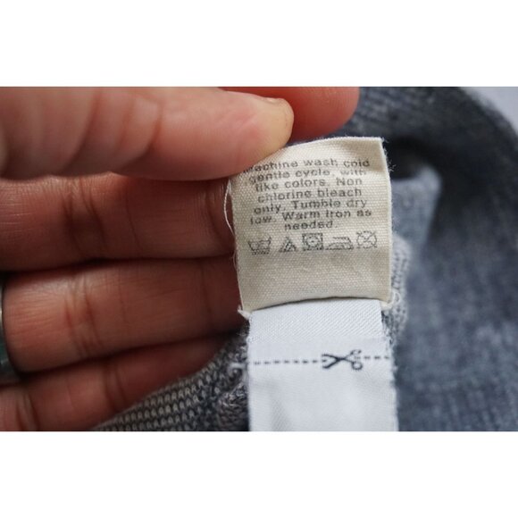 J. Crew Men's Gray Pullover Sweater – Size M - Picture 4 of 5